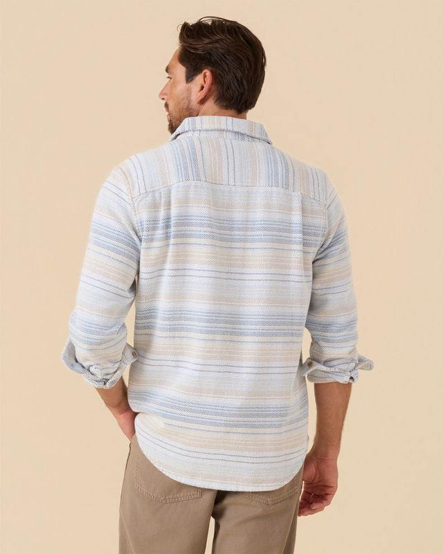 OK Blanket Shirt - Seabreeze Mojave Stripe