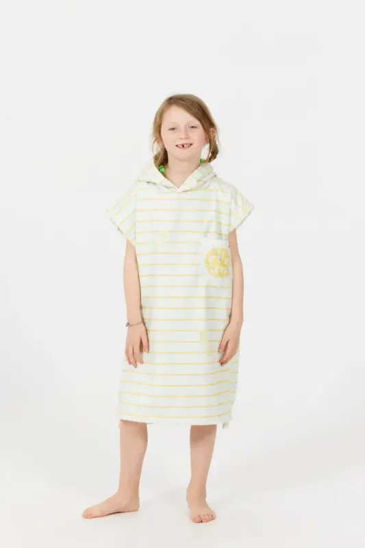 Poncho for Baby, Toddler og Kids Surf Stripes
