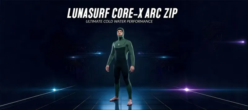 CORE-X 6/4 Hooded Arc Zip Yamamoto