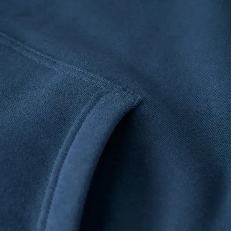 Florence Embroidered Hoodie Dark Blue