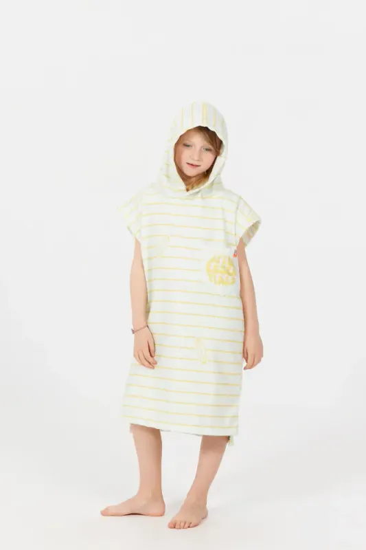 Poncho for Baby, Toddler og Kids Surf Stripes